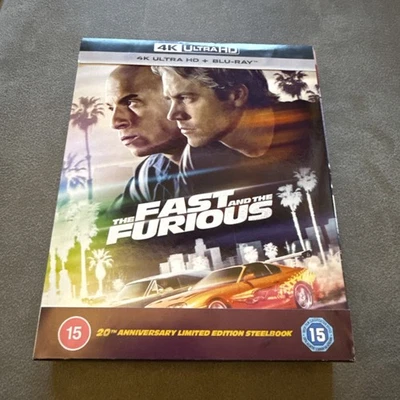 The Fast And The Furious - 4K UltraHD 20th Anniversary Steelbook  - Like new! - Image 1 of 4