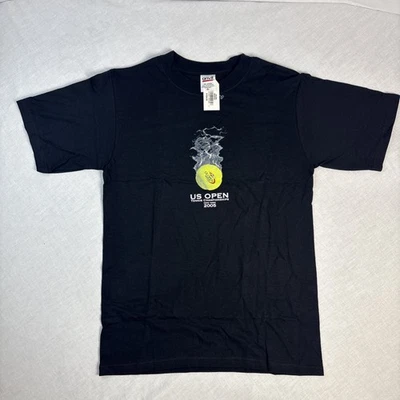 VTG 2005 US Open Tennis Championships New York Small Black T- Shirt NWT NOS - Image 1 of 4