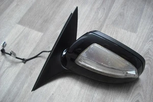MERCEDES W204 CLASS DOOR MIRROR LEFT SIDE BLACK - Picture 1 of 9
