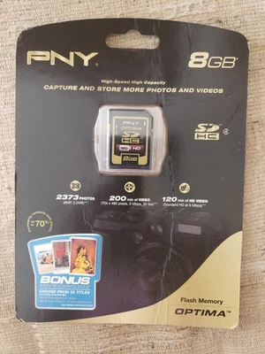 Optima PNY 8 GB Flash Memory Card NEW!!! - Image 1 of 2