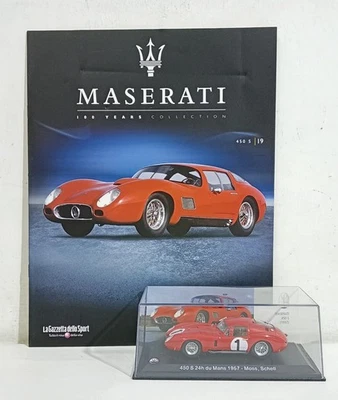 97054 MASERATI 1/43 Centauria n. 19 - 450 S 24h du Mans 1957 - Moss / Schell - Immagine 1 di 3