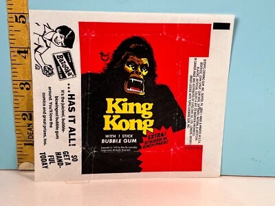 1976 Topps KING KONG Wax Pack Wrapper🔥 - Image 1 of 2