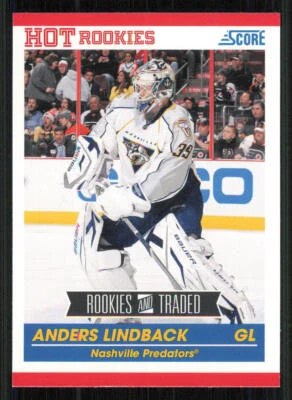 2010-11 Score #603 Anders Lindback RC - Image 1 of 2
