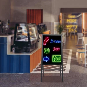 8 Fluorescent Markers LED Message Writing Board DIY Menu Sign Board With Remote - Picture 1 of 20