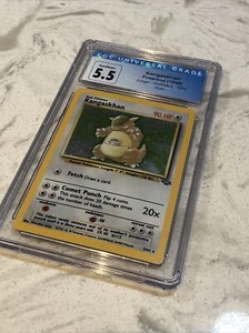 Kangaskhan 5/64 Jungle Holo Rare Pokemon Card CGC 5.5 - PSA BGS - Picture 1 of 2