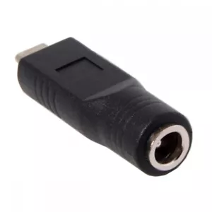 USB 3.1 Adapter Type C Plug To Dc 20 V 5,5 X 2,5 MM Plug Cable IN Black - Zdjęcie 1 z 4