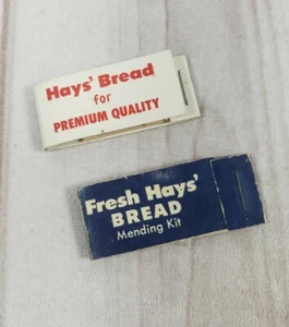 Kit de reparación de medias de costura vintage anuncio de pan de heno años 50 encontrar - Imagen 1 de 4