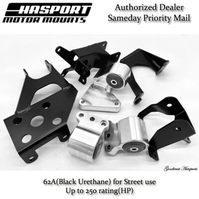 Suportes Hasport para trocas de motor turbo L15B em 1996-2000 Honda Civic EKLT2-62A  - Imagem 1 de 2