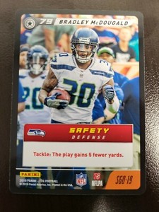 2019 NFL Five Bradley McDougald Card #S60-19