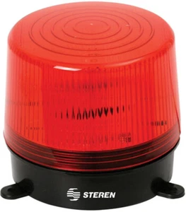 Luz estroboscópica intermitente Steren 6-12 VDC - roja - Imagen 1 de 1