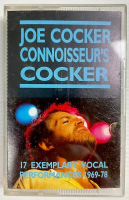 Joe Cocker Connoisseur’s Cocker Music Cassette Tape RVCA-16 Raven 1991 Original - Image 1 of 4