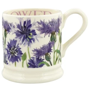 Emma Bridgewater Flowers Cornflower English Earthenware Half Pint Mug 300ml - Picture 1 of 1