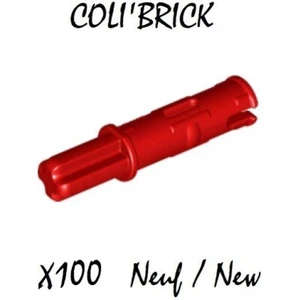 Lego 11214 - 100x Axe connecteur / Technic Axle 1L with Pin 2L - Rouge Red - NEW - Imagen 1 de 1