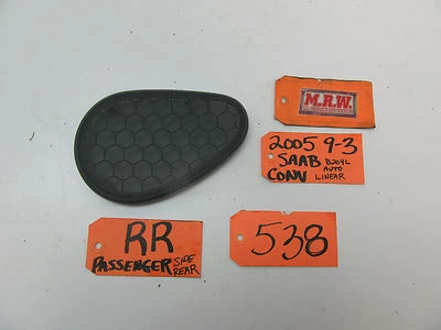 SE ADAPTA A 04-11 SAAB 9-3 CONVERTIBLE ALTAVOZ TRASERO DERECHO CUBIERTA RR RH R PARTE TRASERA Foto 1 de 3