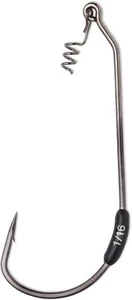 VMC Drop Dead Black Nickel Weighted Hook 4 Pack - Bass Fishing Terminal Tackle - Picture 1 of 4