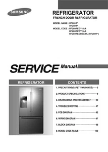 SAMSUNG RF28HFEDBSR RF28HFEDBSR/AA Service/Repair Manual PAPERBACK AND PDF - Picture 1 of 1