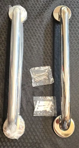 18 Inch Stainless Steel Shower Grab Bars Senior Assist Handles, 2 Pack #179 - Picture 1 of 3