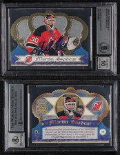 1998 Pacific Crown Royale Martin Brodeur #78 BAS Certified BGS Encased Auto HOF