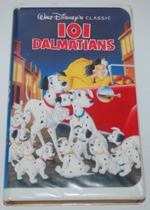 Disney's BLACK DIAMOND Classic 101 DALMATIANS  VHS Tape 1263 in Clam Shell Case - Picture 1 of 4
