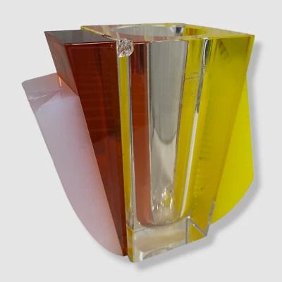 Jarrón de cristal decorativo Raleigh rojo/amarillo Reflections Copenhagen $599 Foto 1 de 4