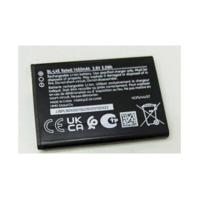 HUELLENWELT Batteria per Nokia 2660 e 8210 batteria di ricambio batteria BL-L4E 1450mAh