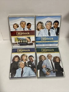 Matlock Seasons 1 2 3 4 (Multi-Season Case) Andy Griffith 24 DVD Disc Set - Picture 1 of 12