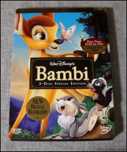 Pre-Owned DVD Walt Disney "Bambi" 2-Disc Special Edition First Time DVD #A1880 - Imagen 1 de 6