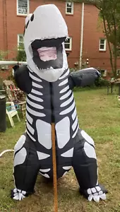 Inflatable Adult SKELETON T-REX DINOSAUR Costume, Adult - Picture 1 of 5