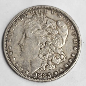 1883 S MORGAN SILVER DOLLAR HIGER GRADE RARE * KEY * - Picture 1 of 2