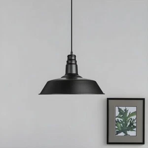 Modern Barn Pendant Light Simple Semi Flush Mount Ceiling Light for Kitchen - Picture 1 of 8