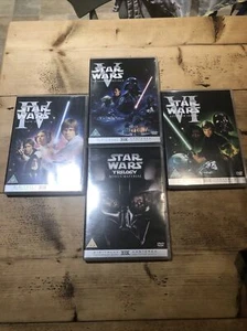 Star Wars Trilogy DVD With Bonus Footage A New Hope Return Of The Jedi 4 5 6 - Picture 1 of 8