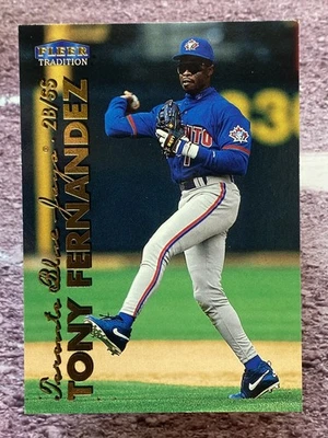 1999 Fleer Tradition Tony Fernandez #368 Toronto Blue Jays - Image 1 of 2