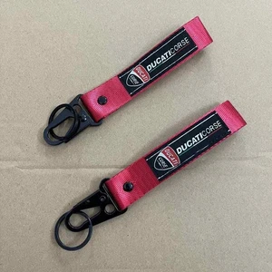 For Ducati Motorcycle Embroidery Key Holder Chain Collection Keychain - Picture 1 of 2