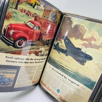 Vintage STUDEBAKER Print Ad News Clipping & Photograph Album Cars & Automobiles - Image 1 of 4