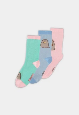 Pusheen Socken Damen Crew Socks (3er Pack) multicolor