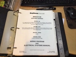Beechcraft 99 99A A99A B99 Flugzeug Schaltplan & Elektrik Handbuch - Bild 1 von 24