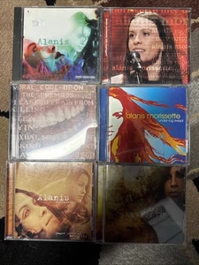 ALANIS MORISSETTE 6 Cd LOT- Infatuation Junkie, Jagged, Chaos, Rug Unplugged - Picture 1 of 4