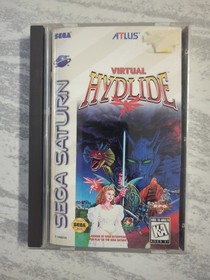 Virtual Hydlide Sega Saturn 1995 CIB Reg Card Manual Vintage Rare