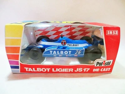 POLISTIL SN53 'TALBOT LIGIER JS17 F1 RACING CAR #26' 1:22. MIB/BOXED - Image 1 of 4