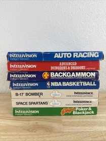 Lot of Various Intellivision Games - Untested W/ Boxes, Some Overlays Missing