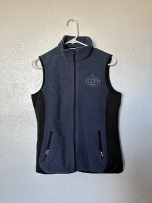 Chaleco polar para mujer Port Authority azul y negro talla pequeña Foto 1 de 4