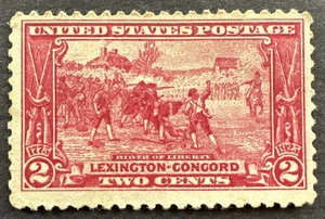 US 1925 Sc# 618 MNG Stamp Lexington-Concord Battle 150th Anniv. Birth Liberty - Picture 1 of 2