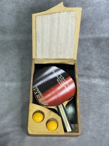 Butterfly Jonyer H-II Table Tennis Racket Yasaka Mark V + Wooden Case & Balls - Picture 1 of 7