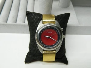 Orologio/orologio da polso donna FOSSIL quadrante rosso - Foto 1 di 8