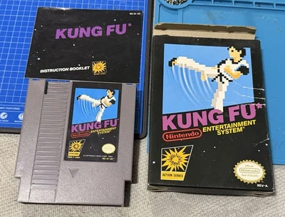 Kung Fu (Nintendo Entertainment System, 1985) Complete In Box Tested And Working - Image 1 of 4