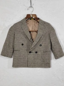 Little Boys Suit Jacket Blazer Jonathan Strong Made In USA Linen + Cotton - Picture 1 of 11