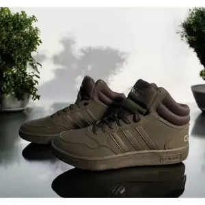 NEU Adidas Herren Schwarz Hoops Basketball Tennisschuhe Turnschuhe Mittelhoch Gr. 11 - Bild 1 von 5