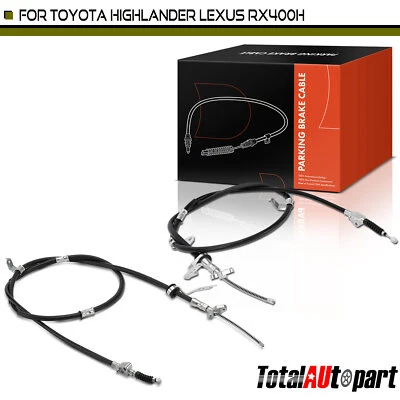 2Pcs Parking Brake Cable for Toyota Highlander 2006-2007 Lexus RX400h Rear Side - Image 1 of 4