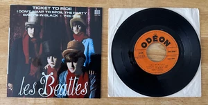 45 7" FRENCH EP THE BEATLES ODEON SOE 3766 TICKET TO RIDE - Picture 1 of 2