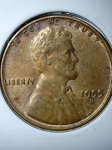 1955 Denver Lincoln Cent Doubled Die Obverse. - Picture 1 of 9